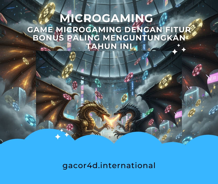 Game Microgaming dengan Fitur Bonus Paling Menguntungkan Tahun Ini